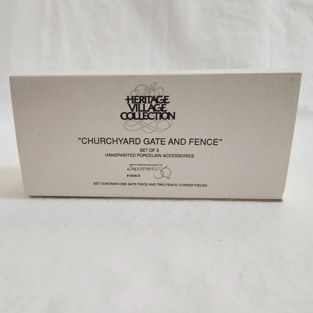 Department 56 Churchyard Gate and Fence